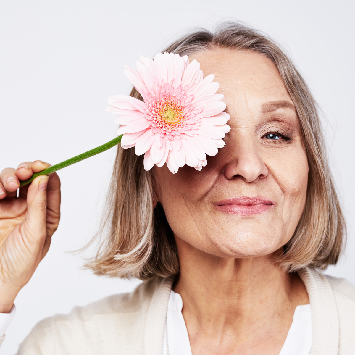 mujer madura en edad menopausica